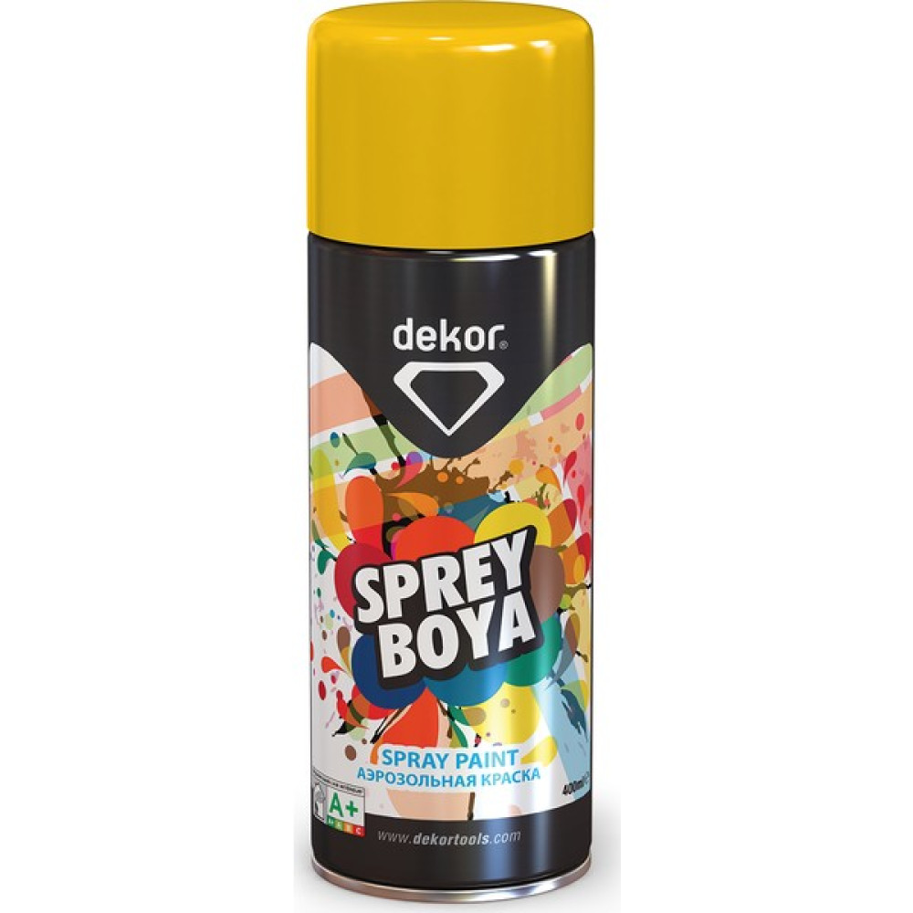 Dekor Sprey Boya Taksi Sarısı 400 ml Oto Boyaları Fiyatı