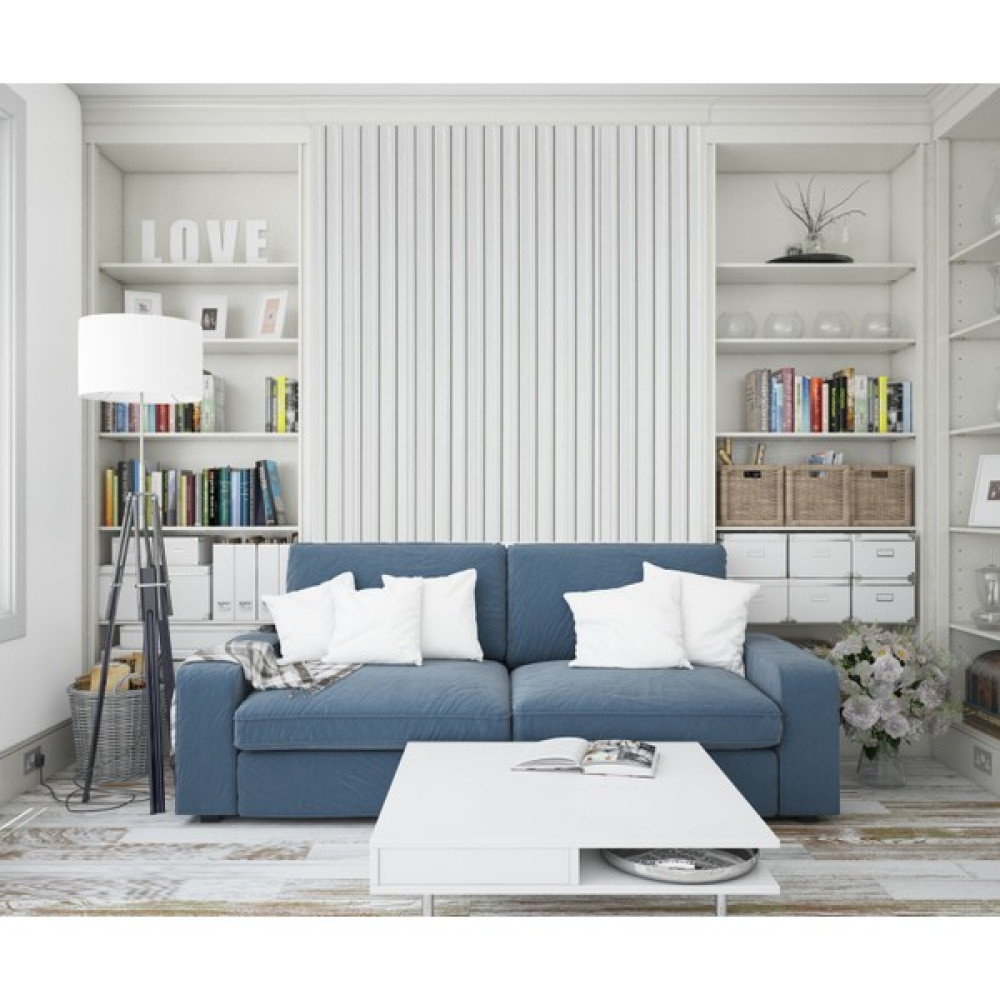 Dekorafence Pvc Lambiri Duvar Kaplama Paneli Beyaz - 16 x 100 cm Ofis Mobilya Aksesuarları Fiyatı