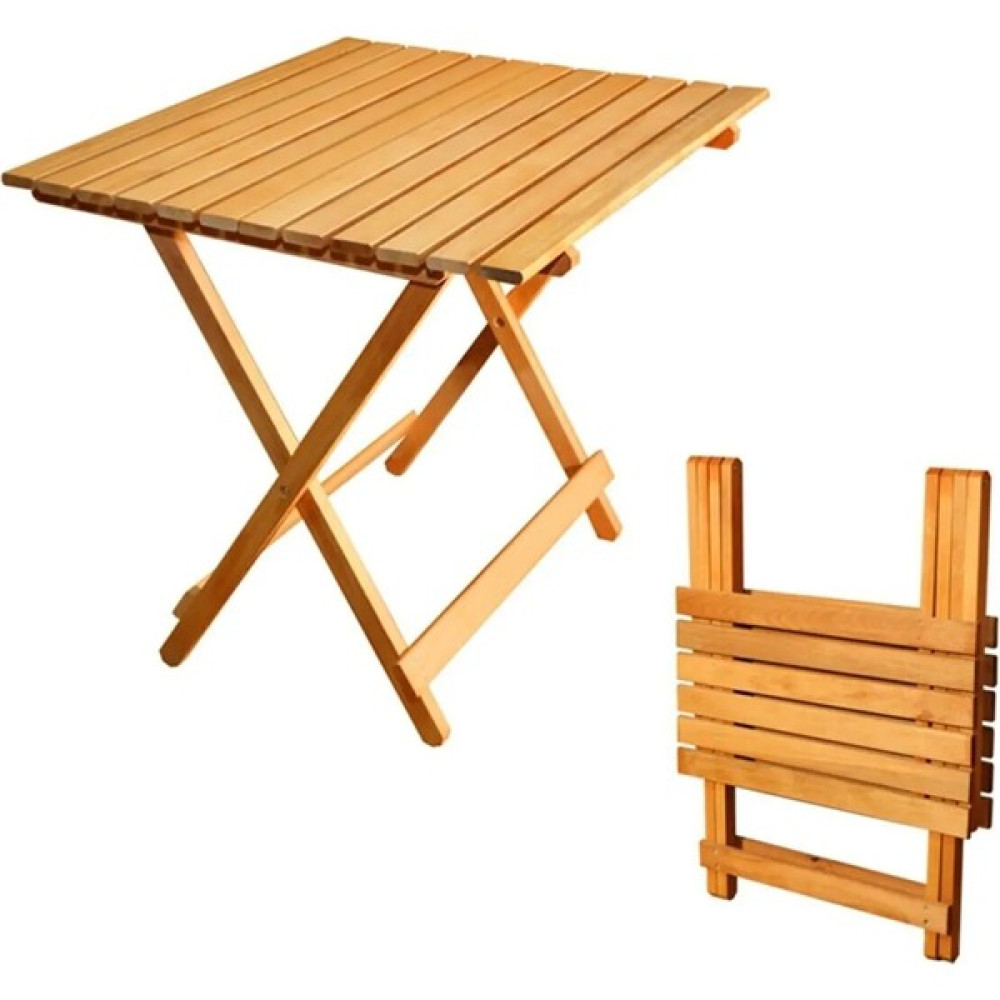 Dekoratif Ahşap Katlanır Masa Piknik Balkon Masası 60CM x 50CM Bahçe Masası Fiyatı