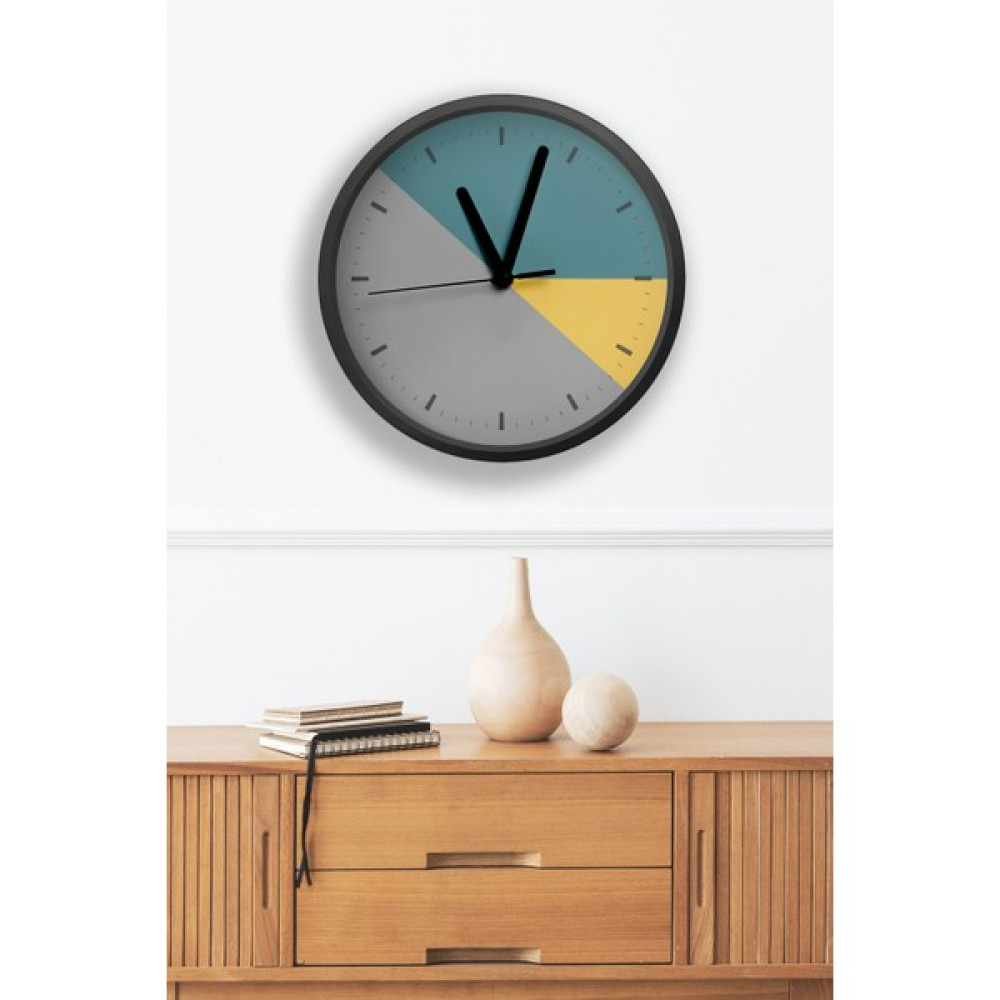Dekoratif Ahşap Mdf 3D Kabartma Efektli 5mm Duvar Saati - Renkli - 29 cm Dekoratif Saat Fiyatı