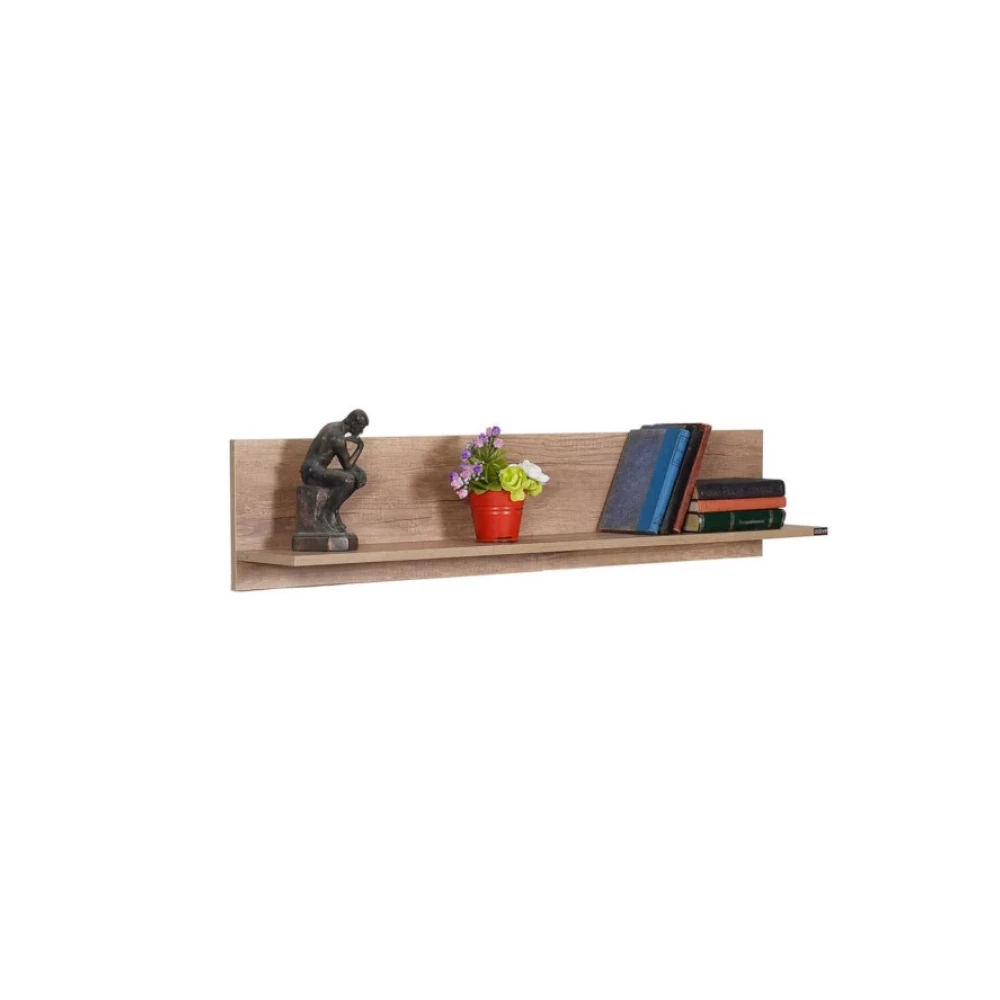 Dekoratif Duvar Rafı - Açık Ceviz (Tori) 120X25x20 Cm (Gxyxd) Mutfak Dolabı / Mobilyası Fiyatı