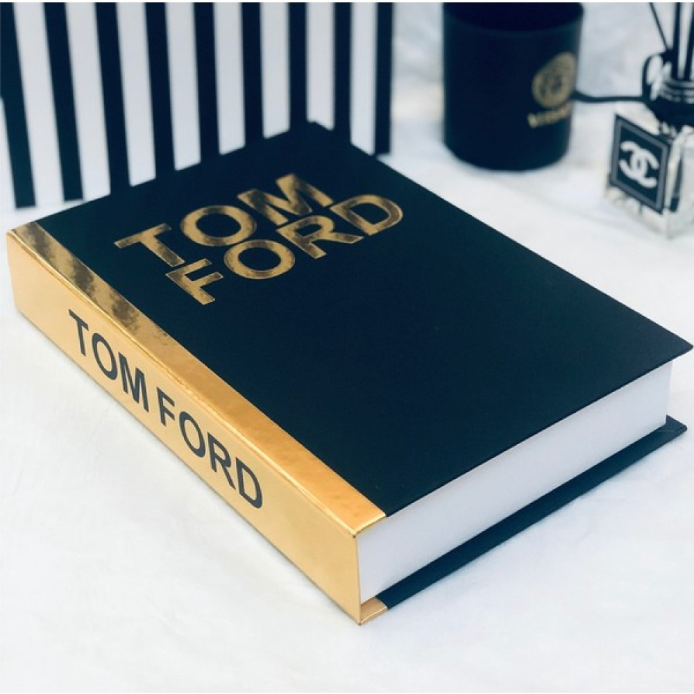 Dekoratif Kitap Kutu Tomford Siyah&altın Klasik Model Kitap Kutusu - Siyah Eşya Saklama Kutusu Fiyatı