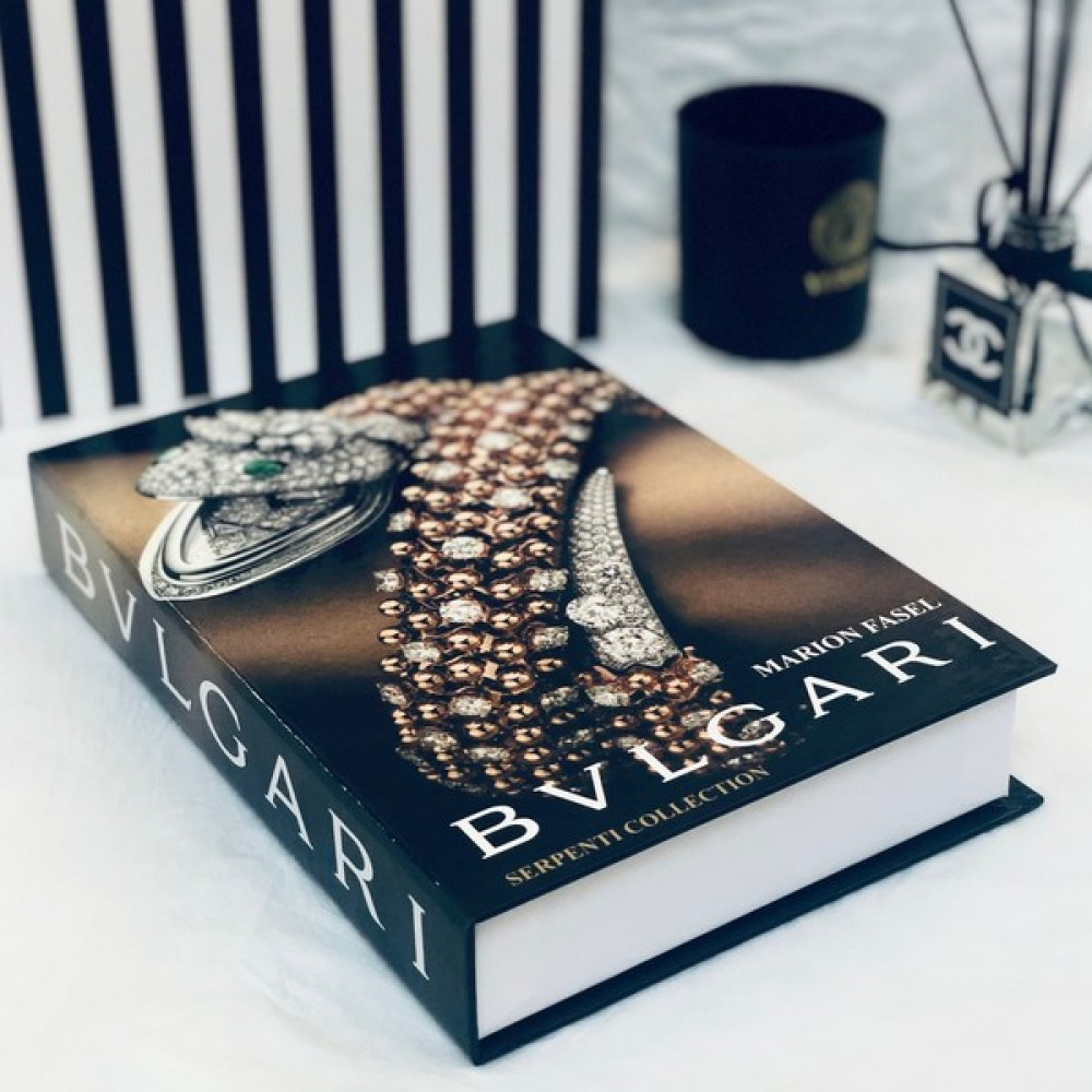 Dekoratif Kitap Kutusu Bulgari Kahverengi Kitap Kutu Eşya Saklama Kutusu Fiyatı