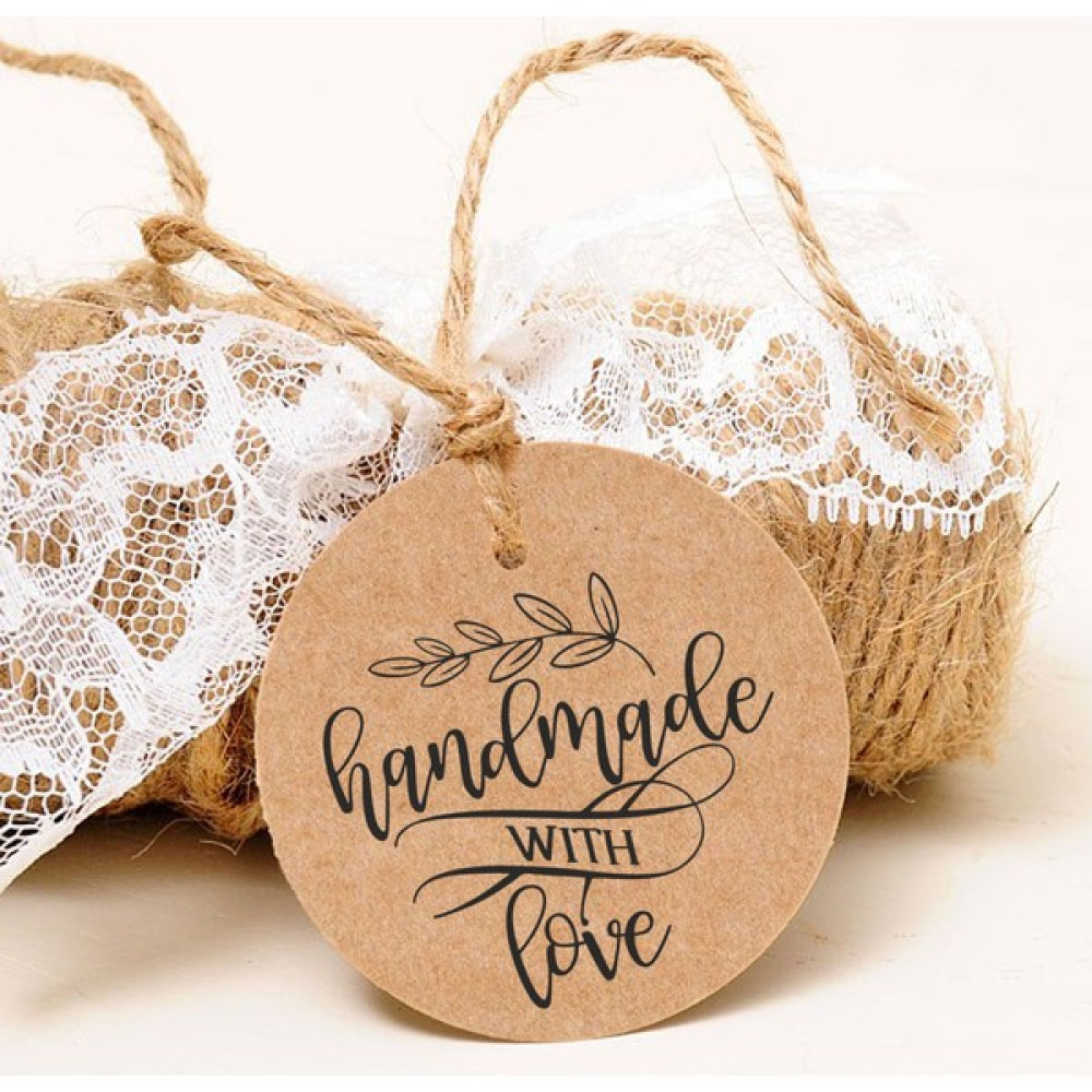 Dekorden Kraft Hand Made With Love Etiket 100'lü Sarf Tüketim Malzemeleri Fiyatı