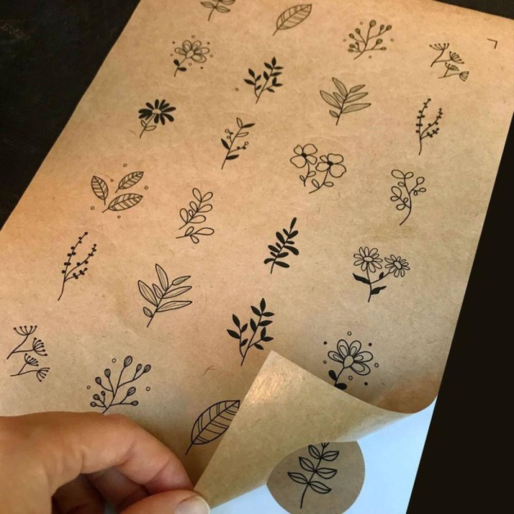 Dekorden Kraft Sticker, 4x4 Cm. 48 Adet Sarf Tüketim Malzemeleri Fiyatı