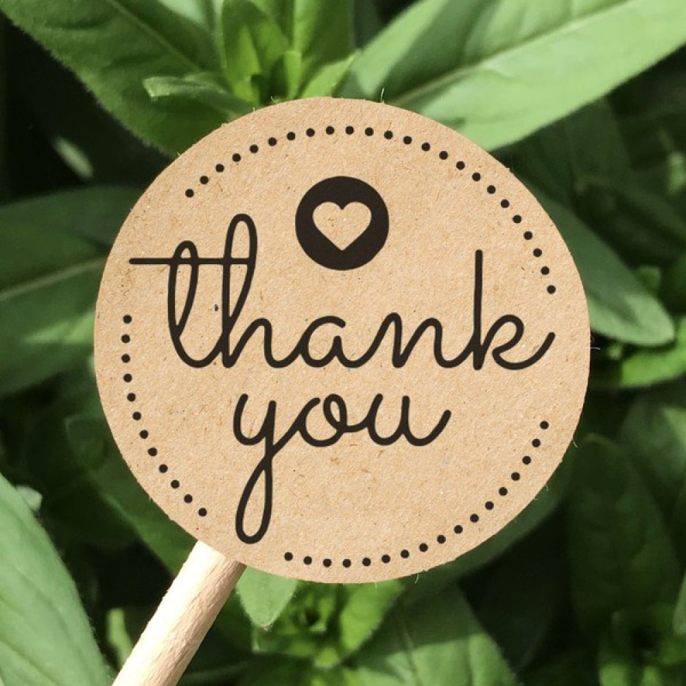 Dekorden Kraft Sticker Thank You Etiket 48'li Sarf Tüketim Malzemeleri Fiyatı