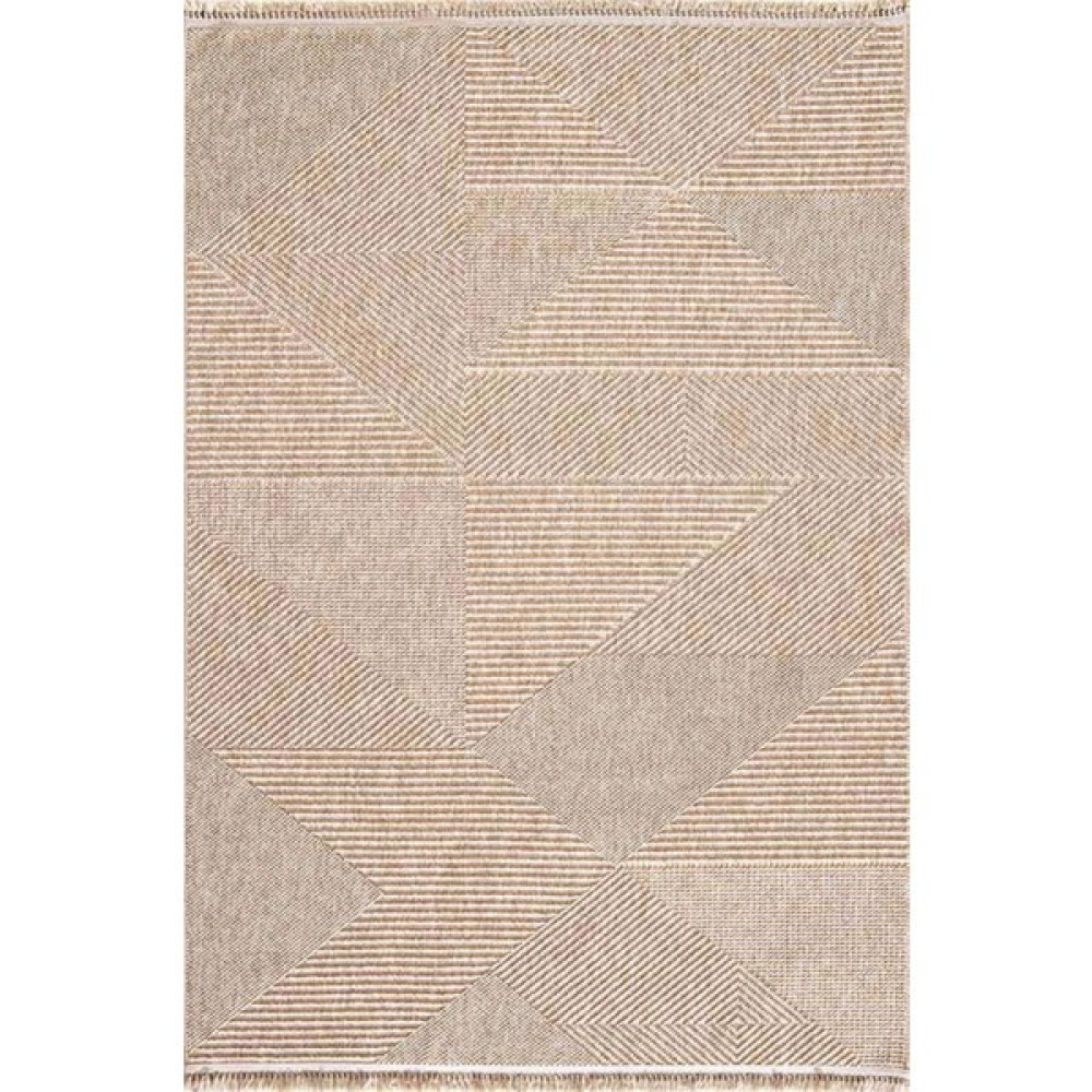 Dekorenti Çam Halı Enti Halı Vega 1455 Vizon Iskandinav Desenli Makine Halısı - 100 x 200 cm Salon Halısı Fiyatı