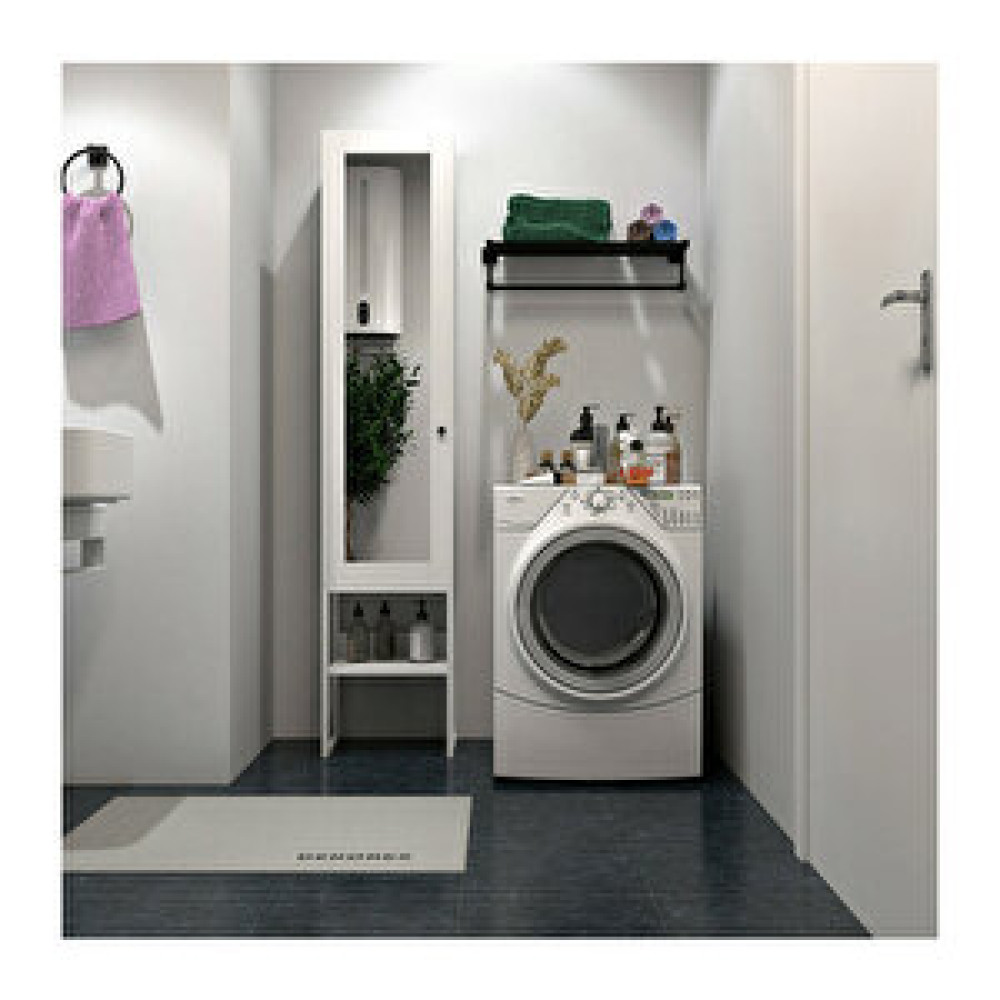Dekorex BNY134-BEYAZ METAL AYAKLI AYNA KAPAKLI BANYO DOLABI Banyo Dolabı / Mobilyası Fiyatı
