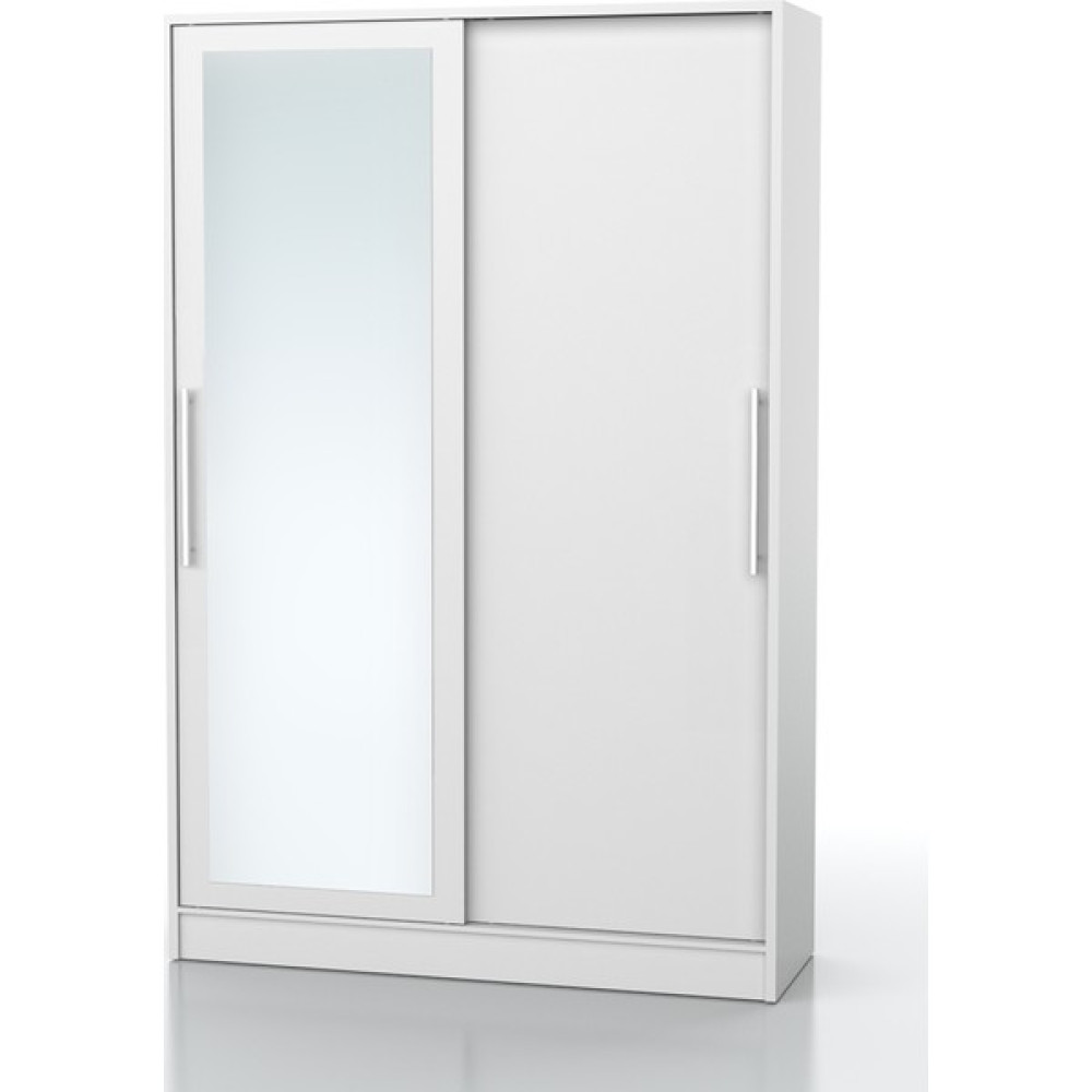 Dekorex PRT-101-Beyaz Sürgülü Aynalı Kapaklı Portmanto Portmanto Fiyatı