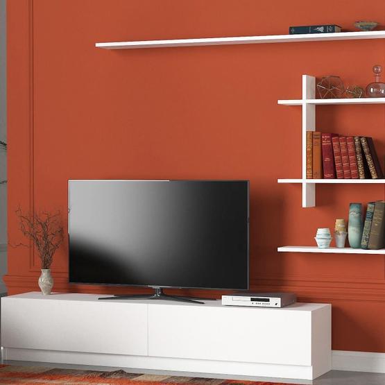 Dekorister Ahenk TV Ünitesi Beyaz