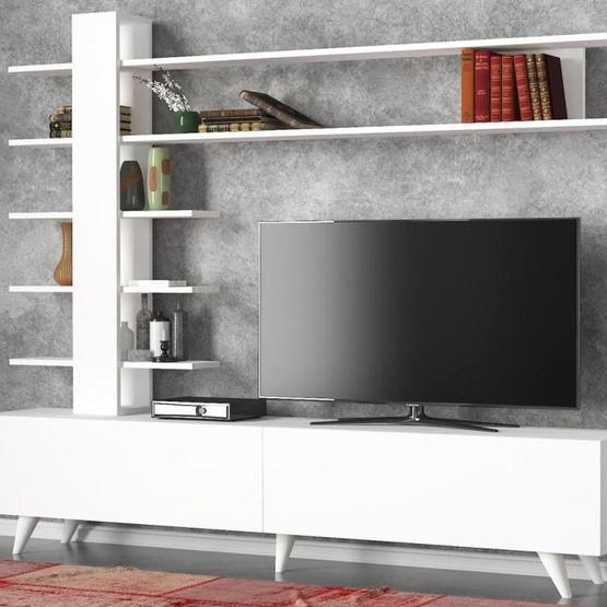 Dekorister Aleyna TV Ünitesi Beyaz