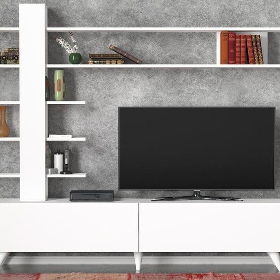 Dekorister Aleyna TV Ünitesi Beyaz