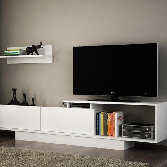 Dekorister Asos TV Ünitesi Beyaz Tv Ünitesi / Sehpası Fiyatı