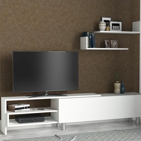 Dekorister Dizayn TV Ünitesi Beyaz