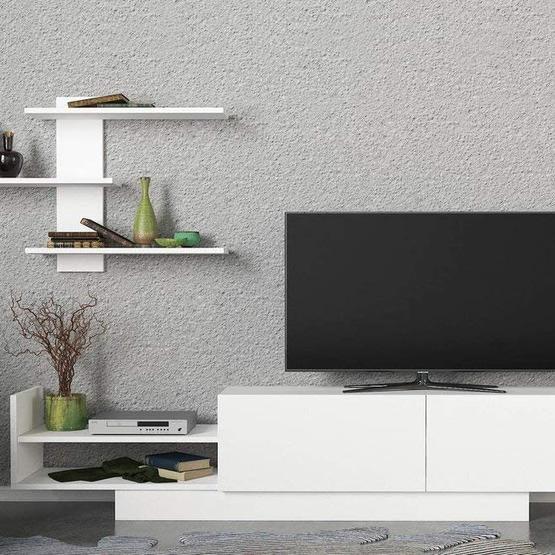 Dekorister Egemen TV Ünitesi Beyaz