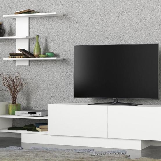 Dekorister Egemen TV Ünitesi Beyaz