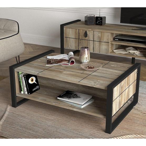Dekorister Exclusive Lost Patik Metal Orta Sehpa