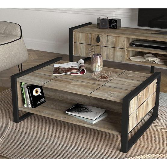 Dekorister Exclusive Lost Patik Metal Orta Sehpa