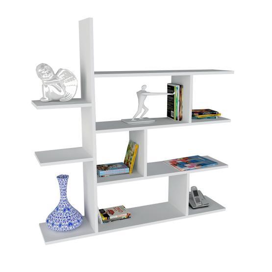 Dekorister Motif Beyaz Kitaplık 2
