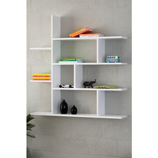 Dekorister Motif Beyaz Kitaplık 2 Kitaplık Fiyatı