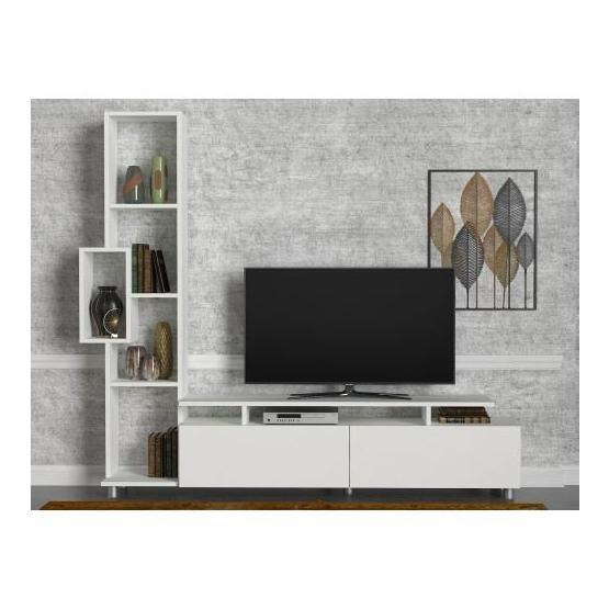 Dekorister Tulip TV Ünitesi Beyaz