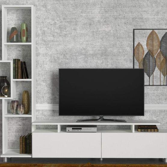 Dekorister Tulip TV Ünitesi Beyaz