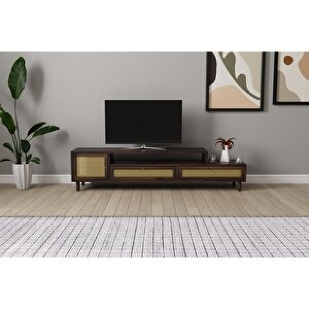 Dekoriz Home Arya Masif Ahşap Tv Ünitesi Ceviz Tv Ünitesi / Sehpası Fiyatı