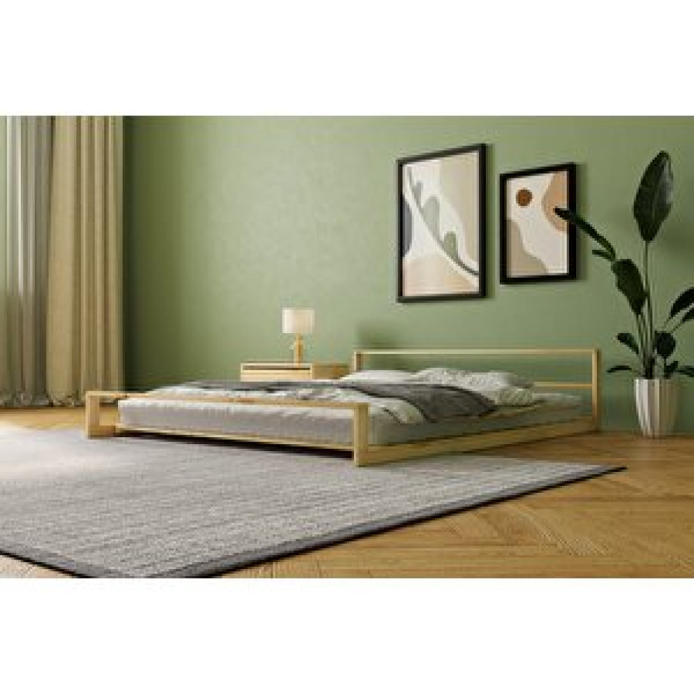 Dekoriz Home Patalya Masif Ahşap Karyola Naturel 140x200 cm Karyola Fiyatı