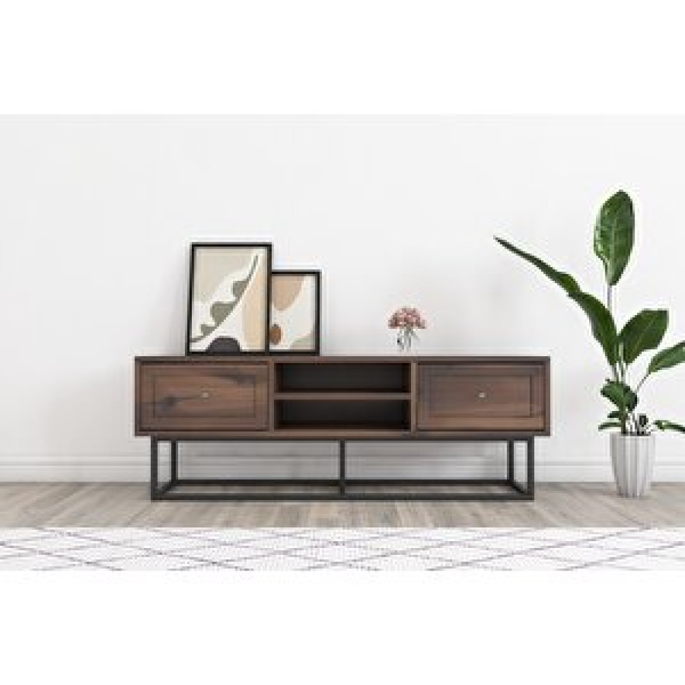 Dekoriz Home Royal Masif Ahşap Tv Ünitesi Ceviz Tv Ünitesi / Sehpası Fiyatı