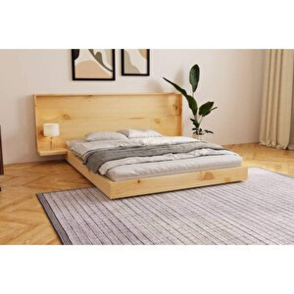 Dekoriz Home Velena Masif Ahşap Karyola Naturel 120x200 cm Karyola Fiyatı