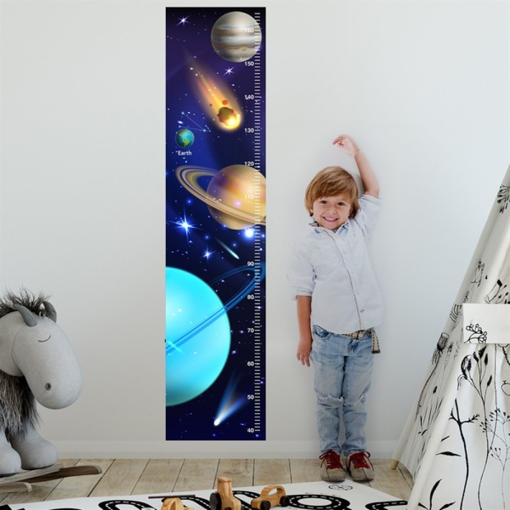 DekorLoft  Uzay Boy Ölçer Sticker DBC77 Bebek Odası Tekstili Fiyatı