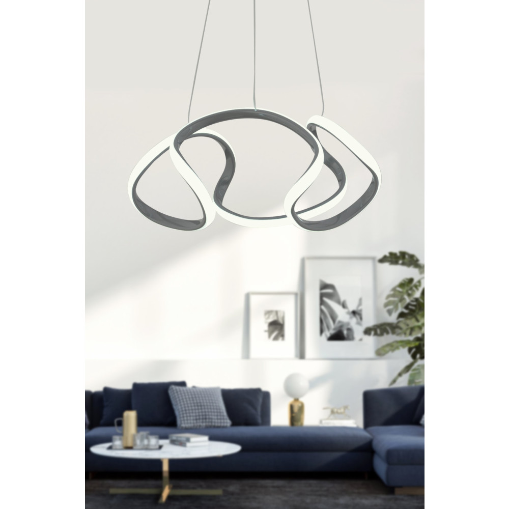 Dekorluna Enzo Füme Modern Sarkıt Led Avize Avize Fiyatı