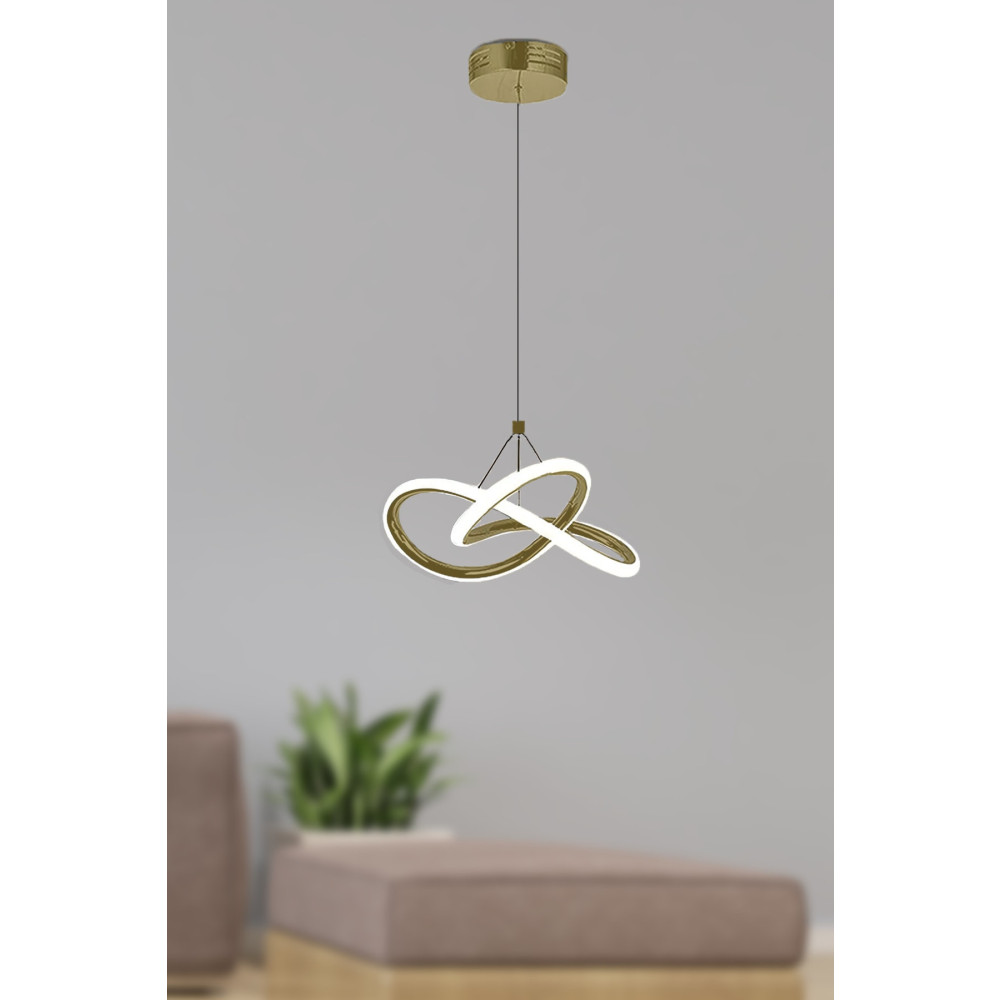 Dekorluna Modern Bolivia Tekli Eskitme Sarkıt Led Power Ledli Salon Mutfak Oda Hol Ledli Avize Avize Fiyatı