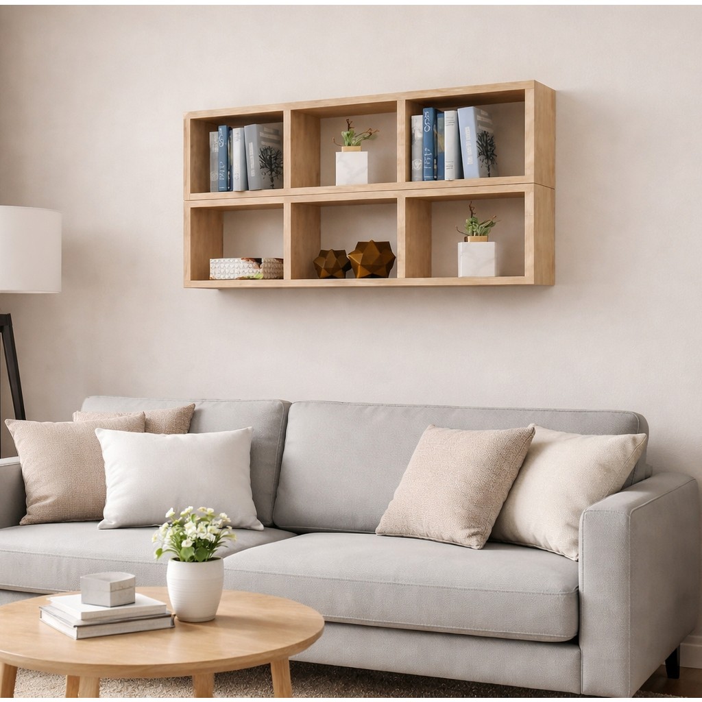 Dekormer Design Kitaplık Yatay Lux Duvar Rafı Mobilya Takım Cordoba Kitaplık Fiyatı