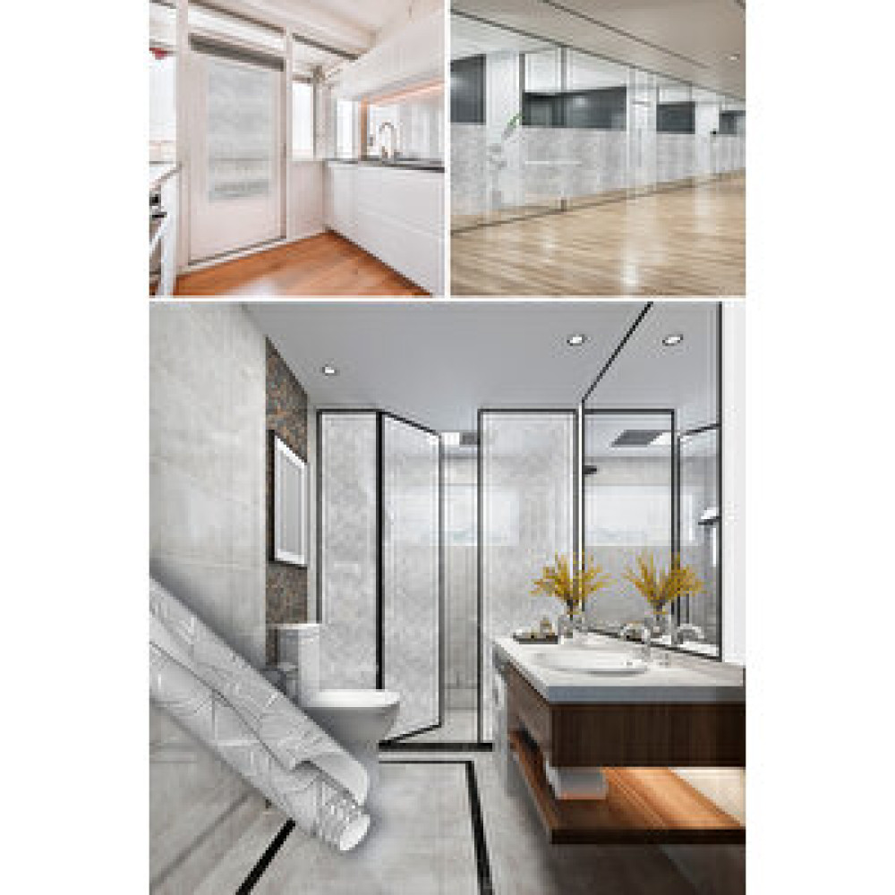 Dekoros Şeffaf Vitray Görünümlü Yapışkanlı Folyo, Duşakabin, Mutfak, Banyo, Ofis Camı Kaplama Folyosu 0921 90x1500 cm Duvar Kağıdı Fiyatı