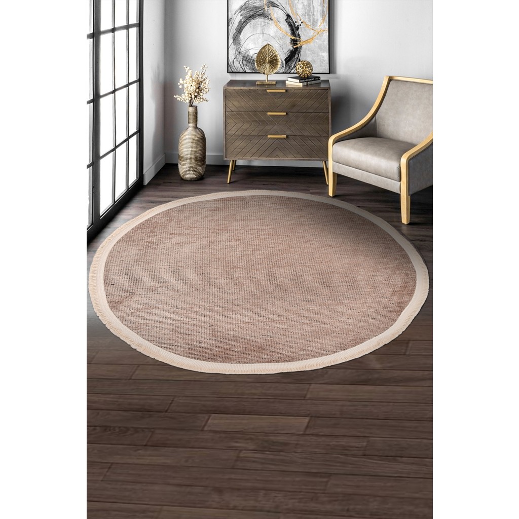 Dekozer Azra Bej Yuvarlak Mutfak Halısı | Yıkanabilir, Kaymaz Taban, Yumuşak Dokulu Antre Kilimi - 200 x 200 cm SSD / Solid State Drive Fiyatı