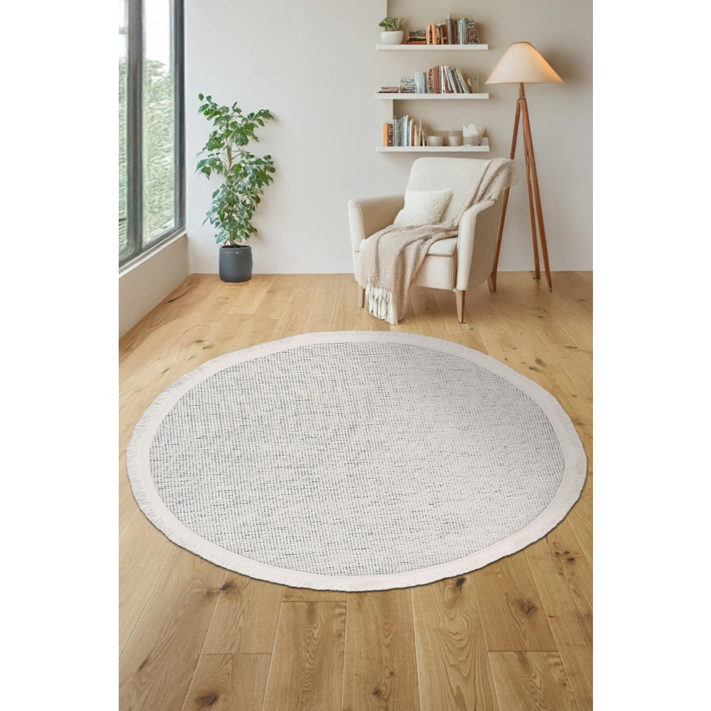 Dekozer Azra Beyaz Yuvarlak Mutfak Halısı | Yıkanabilir, Kaymaz Taban, Yumuşak Dokulu Antre Kilimi - 200 x 200 cm SSD / Solid State Drive Fiyatı
