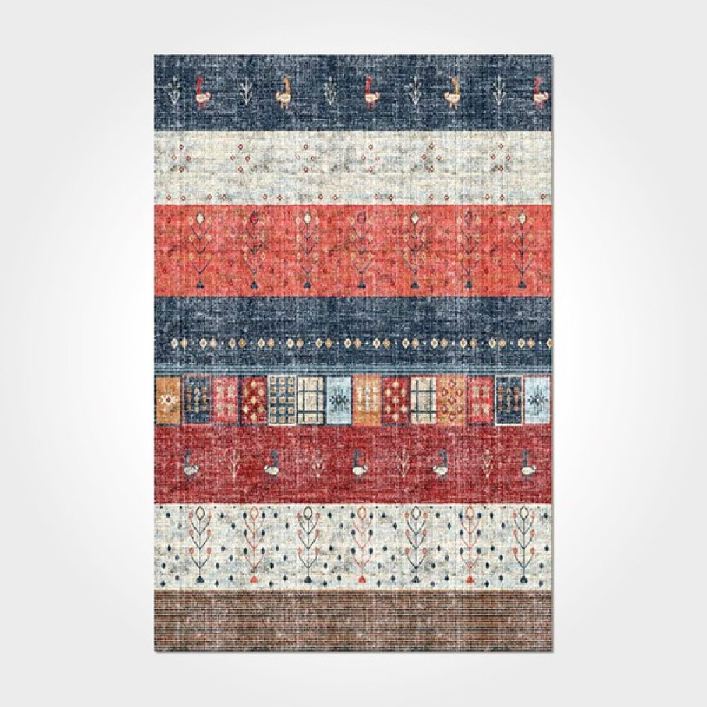Dekozer Multi Toz Tutmaz Baskı Kilim - Gri - 80 x 150 cm Kilim Fiyatı