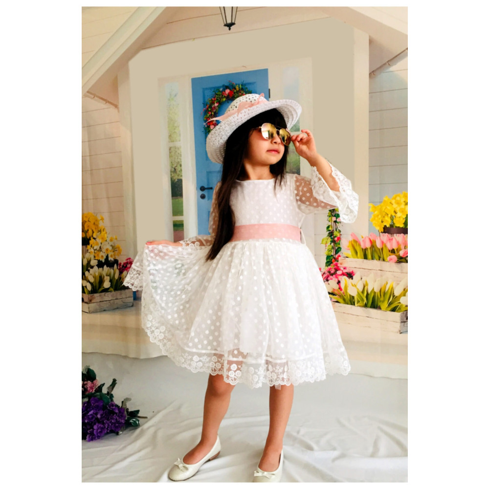 Delfini kids Kız Çoçuk Prenses Model Elbisesi 9 Yaş Beden Elbise Fiyatı