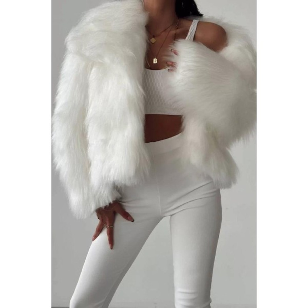 Deli Dolu Moda Kadın Peluş Mont Bayan Mont Fiyatı