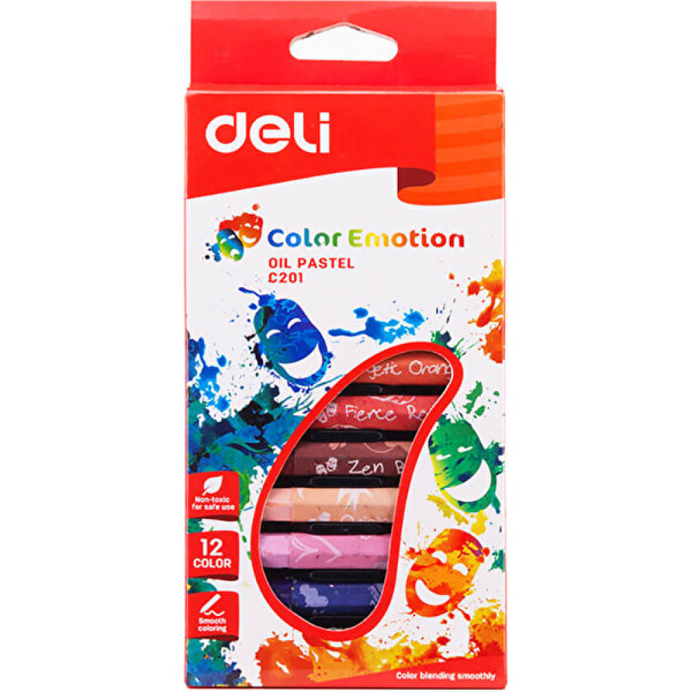 Deli Emotion Yağlı Pastel 12’li Pastel Boya Fiyatı