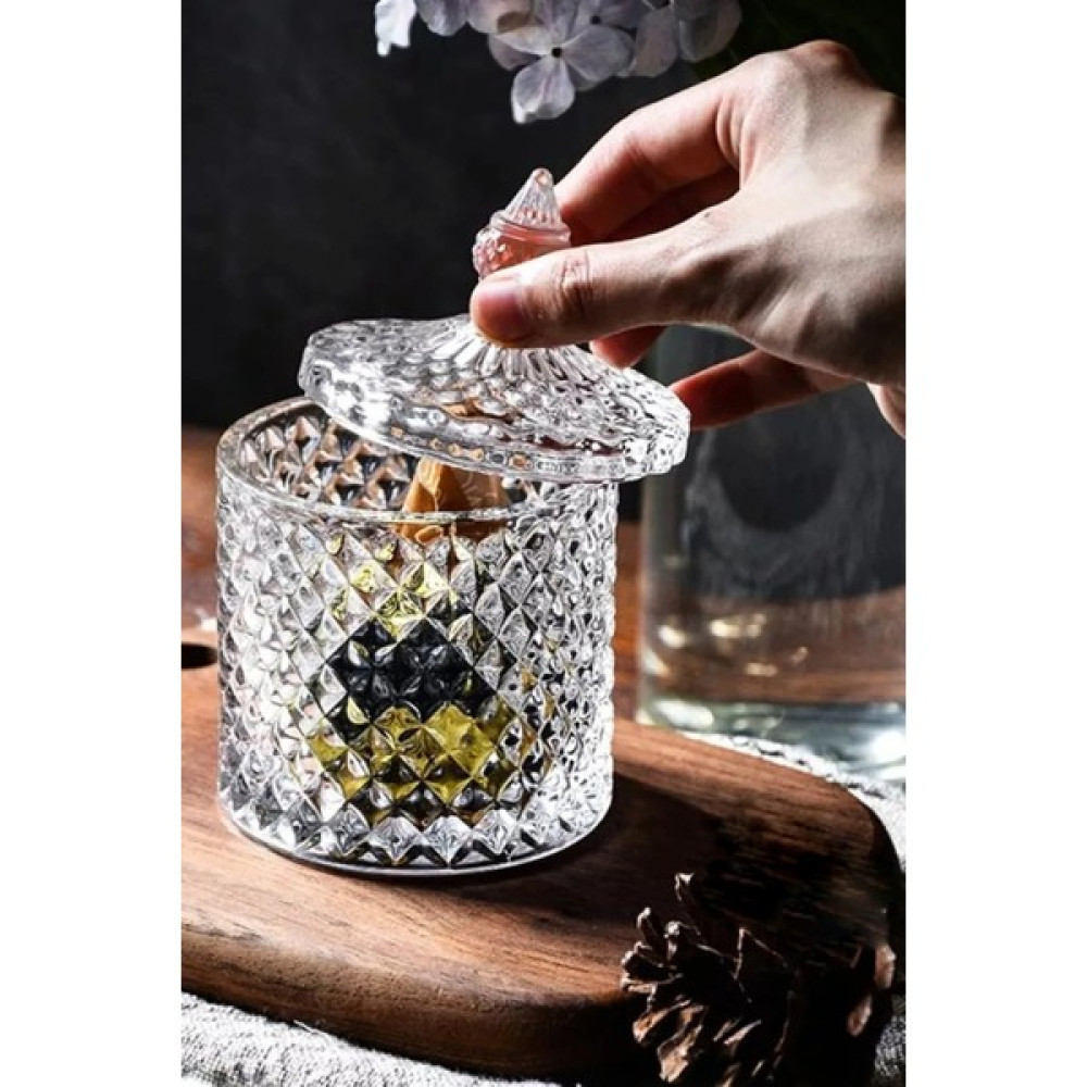 Deli Glassware Kesme Cam Şekerlik Kase Fiyatı