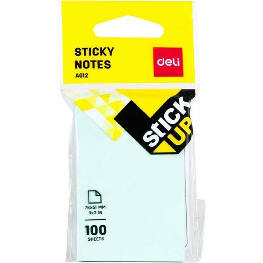 Deli Pastel Renkler 100 Yaprak 76 x 51 mm Yapışkanlı Not Kağıdı A01202 Not Defteri & Bloknot Fiyatı