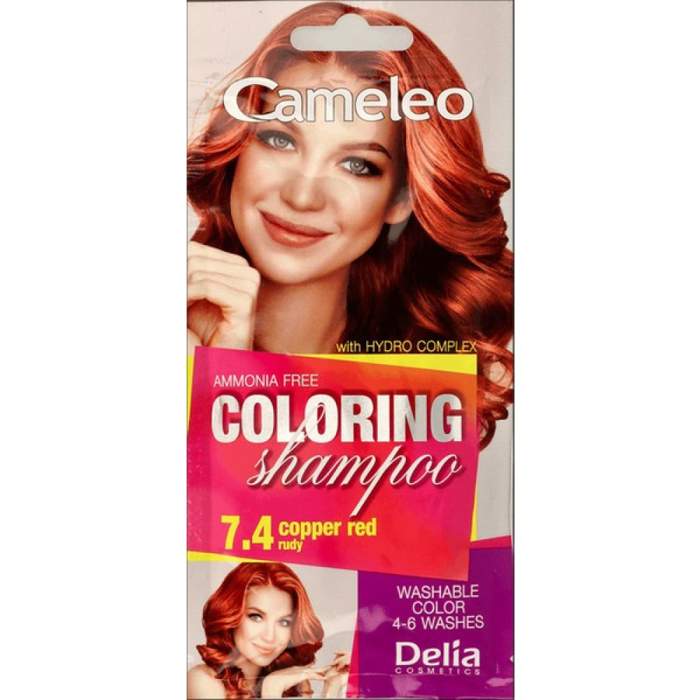 Delia Cosmetics Delia Camelia Saç Renklendirici Şampuan Tek Kullanımlık 7.4 - Copper Red Saç Boyası Fiyatı