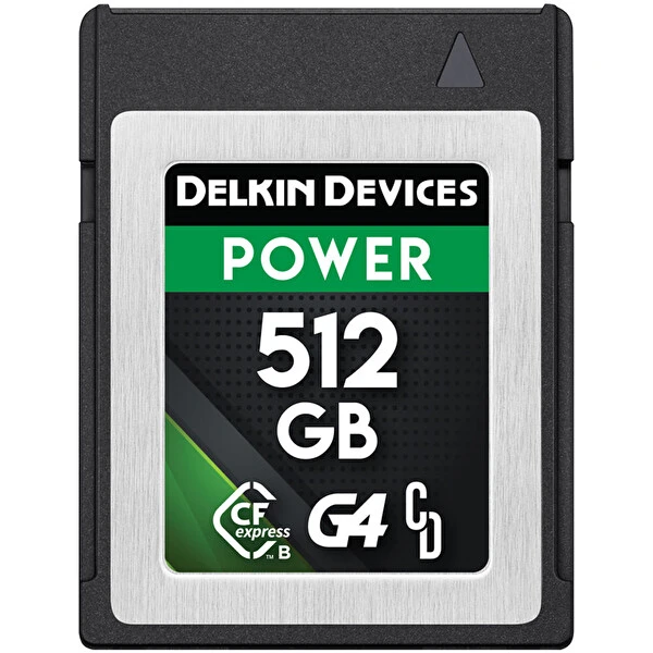 Delkin Devices 512 GB Power CFexpress Type-B Hafıza Kartı Taşınabilir Hard Diskler Fiyatı