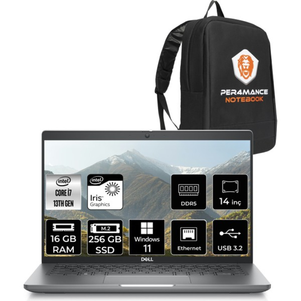 Dell Latitude 5440 Intel Core I7 1370P 16GB 256GB SSD 14" Fhd W11P Taşınabilir Bilgisayar & Per4 Çanta XCTOL544014UP386 Oto Boyaları Fiyatı