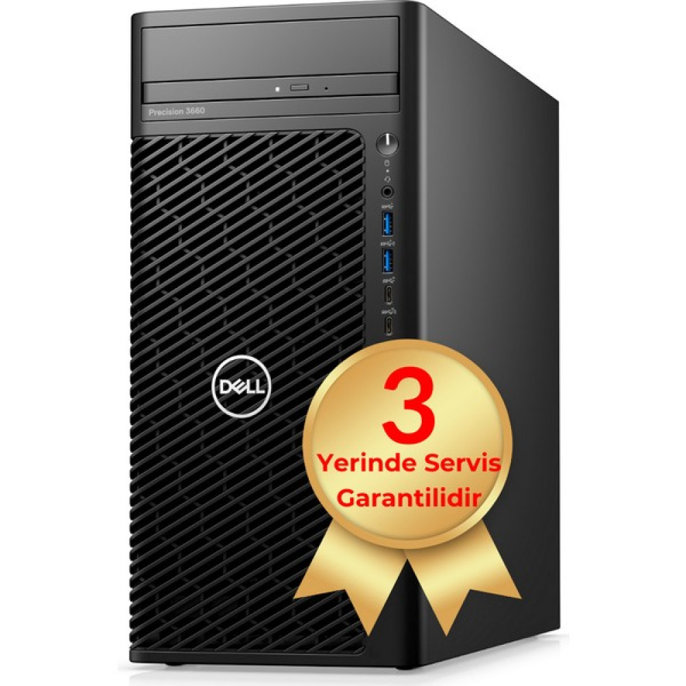 Dell Precision 3660 Intel Core I9 13900 64 GB Ram 1tb SSD 2 Tb HDD 4 GB Nvidia Quadro T1000 Freedos Tower Workstation Masaüstü Bilgisayar DP3660I... Masaüstü Bilgisayar Fiyatı