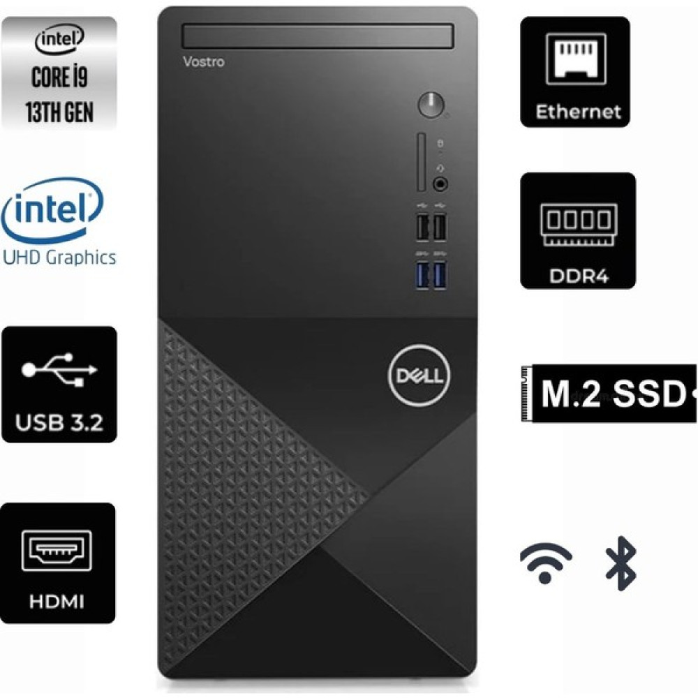 Dell Vostro 3020 N2042VDT3020MTU-485 I9-13900K 32 GB 512 GB SSD UHD Graphics 730 Masaüstü bilgisayar Oto Boyaları Fiyatı