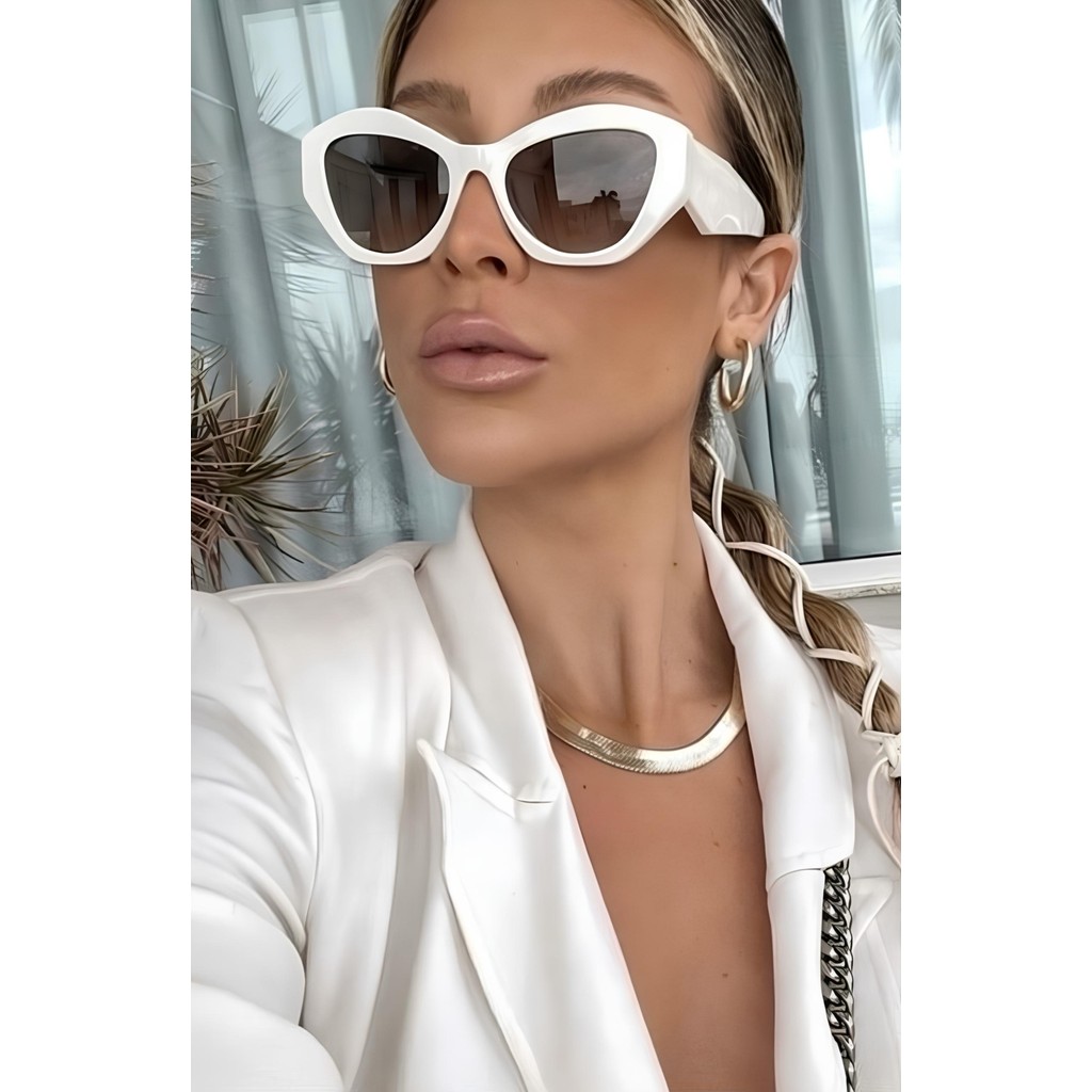 Della Pianto Kadın Paula Beyaz Güneş Gözlüğü Güneş Gözlükleri Fiyatı