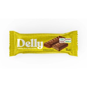 Delly Çikolata Kaplı Meyveli Bar Badem&Muz 35 g Diğer Fiyatı